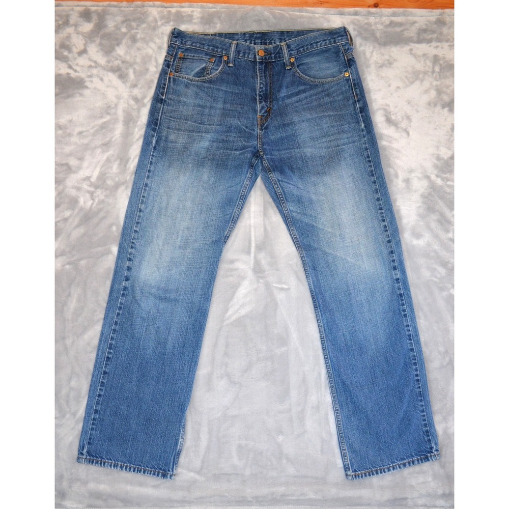 Levi's 569 Straight Blue Jeans Mens 34x34 (fits 36x31.5) Baggy Skater